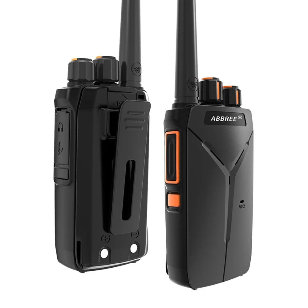 ABBREE AR-F1 10 км Большая дальность мощная рация Портативный CB 5 Вт UHF 400-470 МГц любительский двухполосный радиоприемник