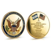 5pcslot jerusalem united states embassy trump challenge coin dedicated may 14 2018