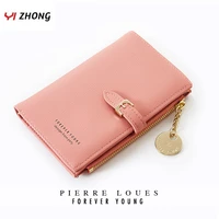 yizhong zipper clutch wallets and purses women card holder phone coin pocket long purse fashion female leather wallet carteira
