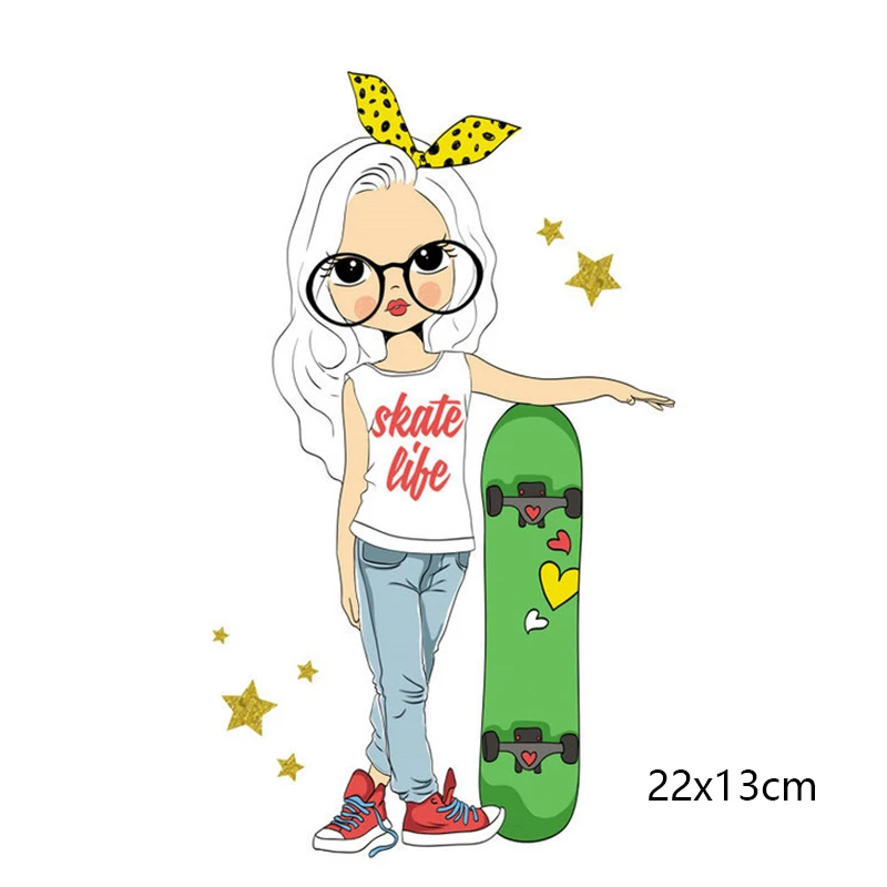 Железные наклейки на одежду для девочек женские футболки моющиеся DIY Швейные