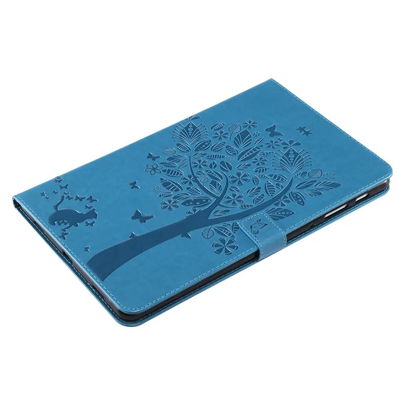 Wekays для samsung Tab A2 10,5 кожаный чехол с рисунком кота дерево для Coque samsung Galaxy Tab A 10,5 дюймов T590 T595 чехлы