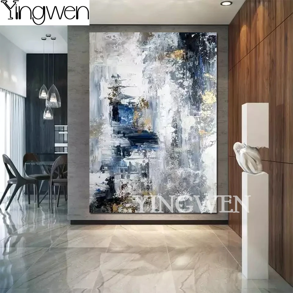 

Large Size Diamond Painting Abstract Art Natural Storm DIY Full Diamond Embroidery Picture Of Rhinestones European Home Decor