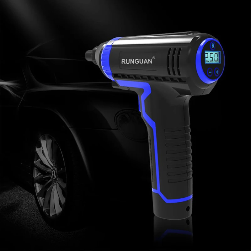 150 PSI портативный автомобильный воздушный компрессор цифровой светодиодный