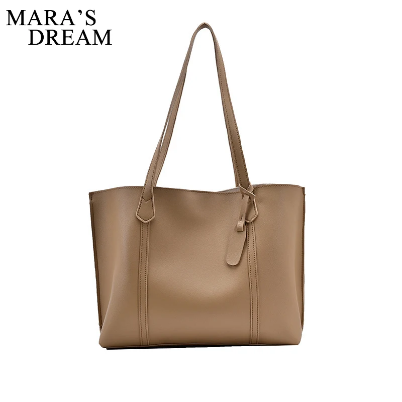 

Mara's Dream Women's Tote Bags Celebrity Casual All-match Lady Shoulder Bag High Quality PU Handbags Large Capacity Shopper Bag