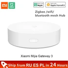 Умный многорежимный шлюз Xiaomi Mijia Zigbee3.0, Bluetooth сетчатая связь, умное домашнее оборудование, дистанционное управление
