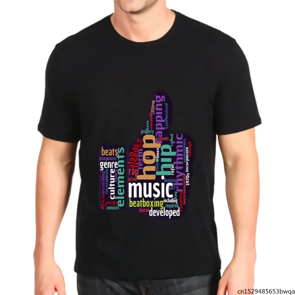 

Kawaii Graphic Retro T Shirt Hip Hop Music Hand Poly Best Seller Top Men's Harajuku Anime T-shirt