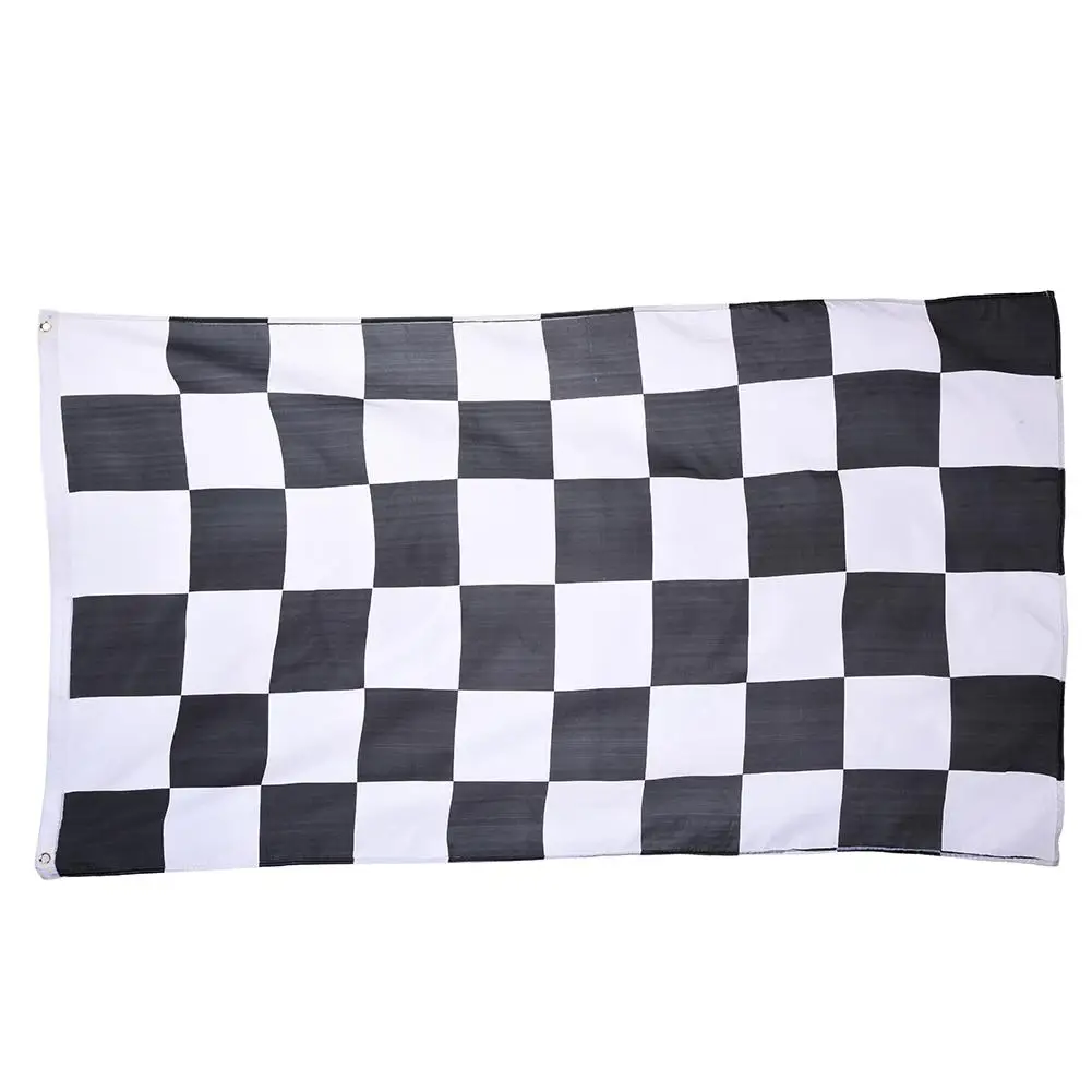 

90x150cm F1 Racing Flag Polyester Classic Black White Checkered Racing Race Start Special Banner Hanging Racing Checkered Flag