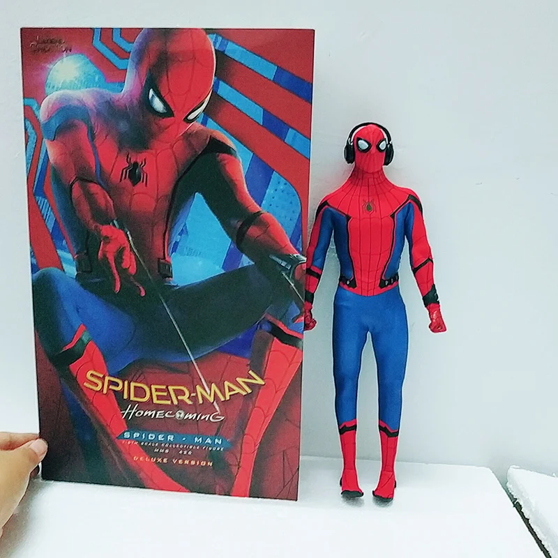 30 см HC горячие игрушки Совместимые Marvel Мстители Человек-паук супергерой BJD подвижные суставы фигурка модель игрушки кукла для подарка
