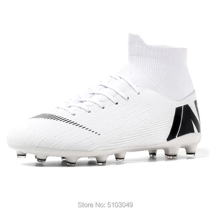

Sport Brand Sneakers Men Professional Soccer Cleats High Ankle Football Shoes Long Spikes Traing Boots For Men Soccer Shoes Kids