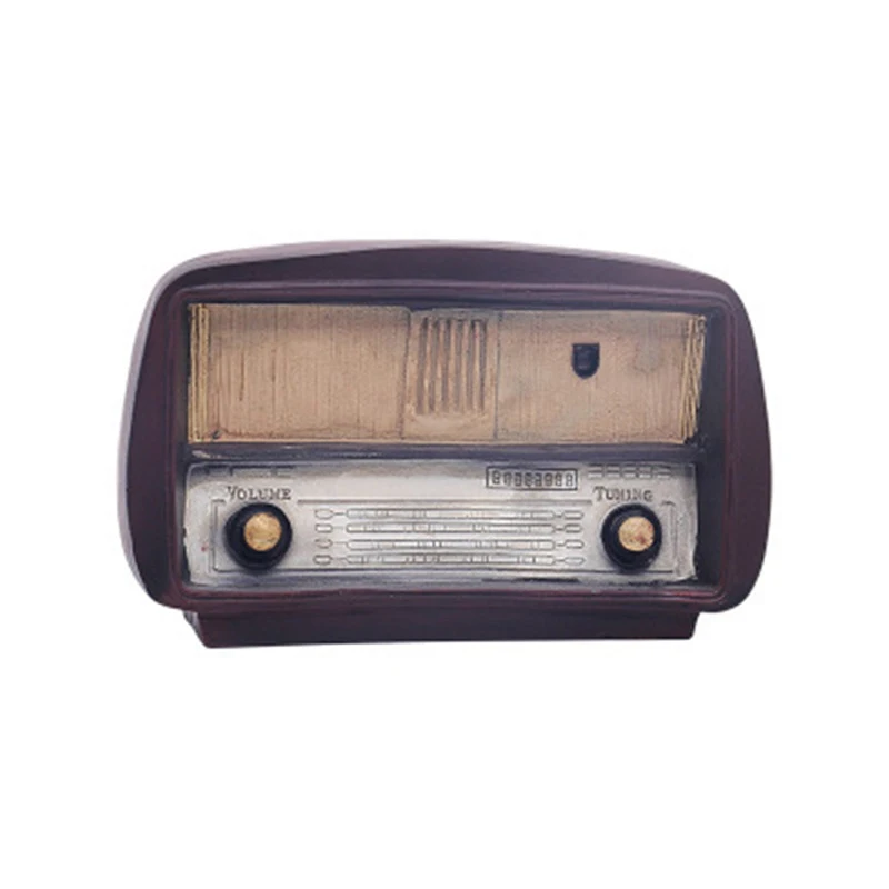 Европейский стиль смола Радио Модель ретро ностальгические украшения винтажный