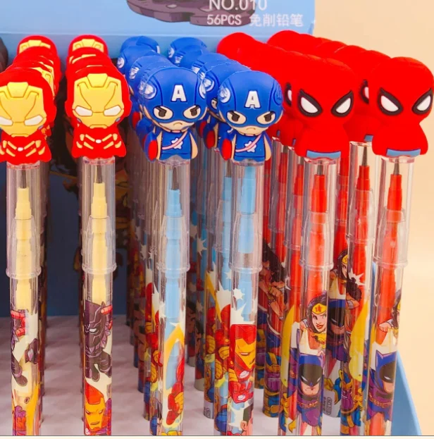 56pcs Disney Frozen Cute Cartoon Pencil Princess Bullet Boys and Girls Writing Painting School Office Gift Prize | Канцтовары для