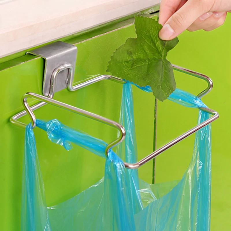 Держатель для кухонного мусорного мешка из нержавеющей стали дверная вешалка