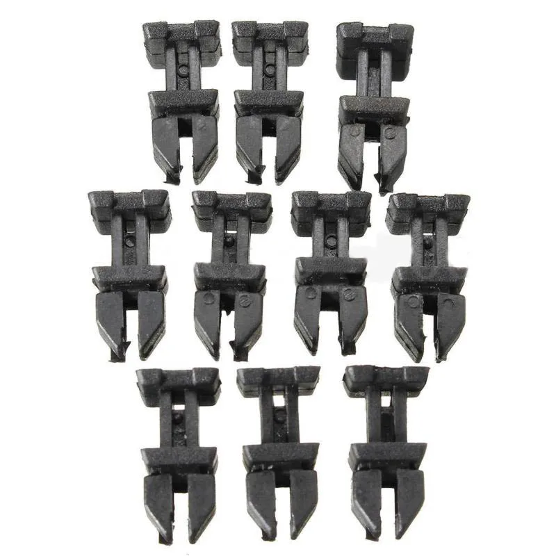 Нейлоновые зажимы для панели черные 10 шт. зажим пряжки W124 R129 W140 W202 розетка Новинка
