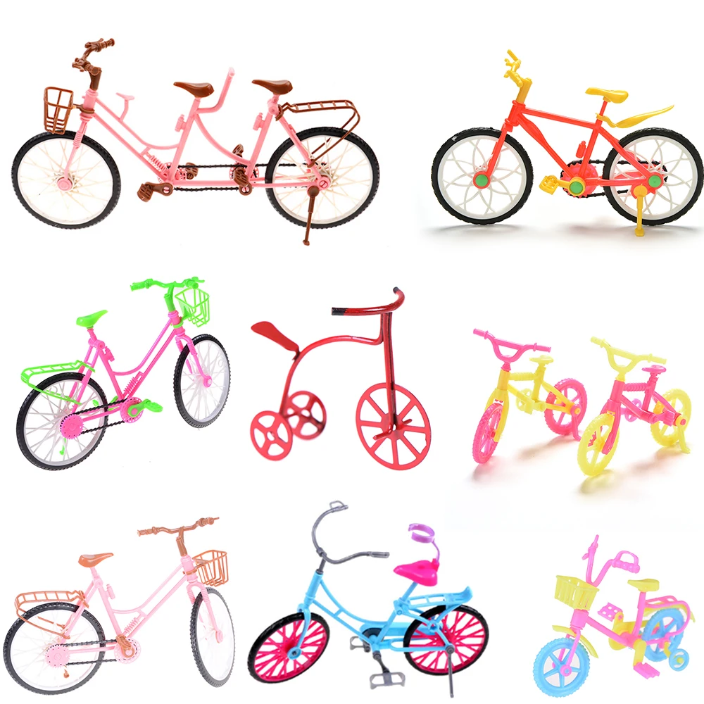 

Detachable Bicycle Bike Mini Toy Outdoor Sports Doll Accessories for Dollhouse Ken Kelly Girl Set Lot Style