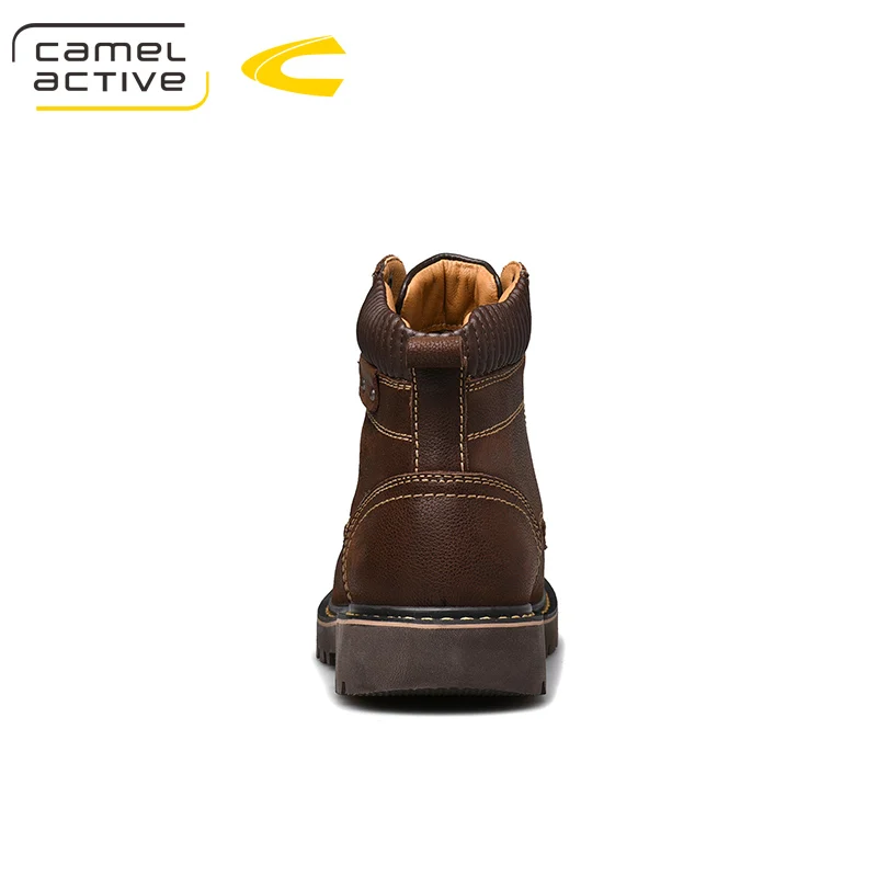 Мужские походные ботинки Camel Active прочные теплые дышащие сапоги из натуральной