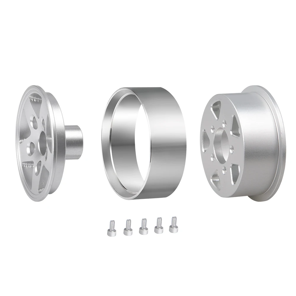 AXSPEED 4 шт. металлический сплав 1 9 дюйма обод колеса Beadlock для 1/10 SCX10 90046 Traxxas TRX-4 CC01 D90