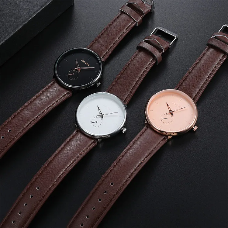 Часы наручные мужские кварцевые в минималистичном стиле модные брендовые