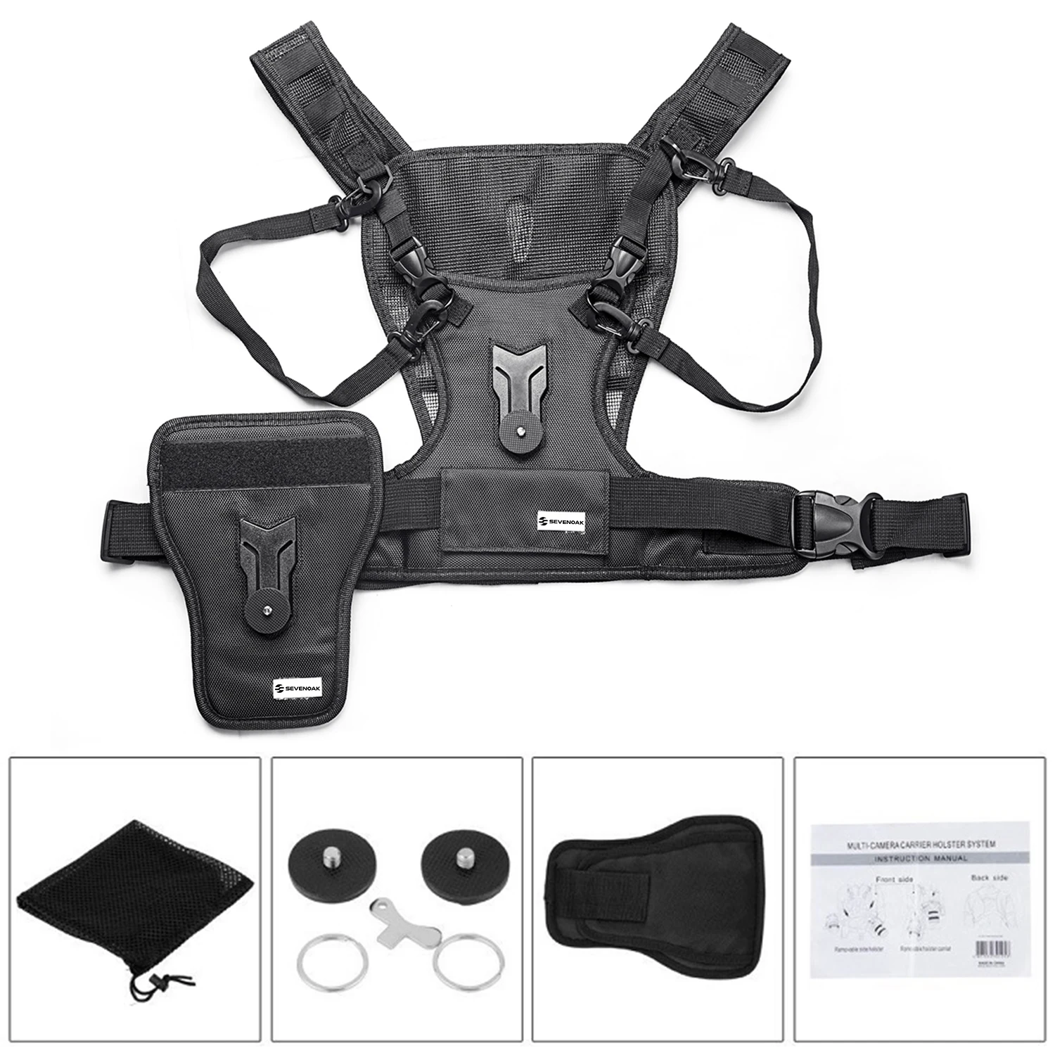 Sevenoak SK MSP01 Carrier II Многокамерный Фотограф Жилет двухсторонний чехол для камеры Canon