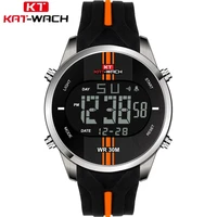 2021 new mens men outdoor sports electronic chronograph watch big dial digital 30m waterproof digital led wrist watches 716