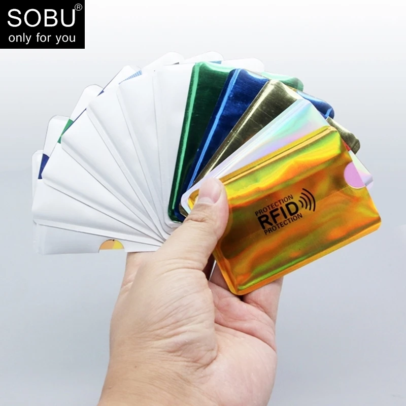 Фото Многоцветный анти с функцией блокировки Rfid считыватель замок банка держатель Многоцветный анти с функцией блокировки Rfid считыватель замок банка держатель