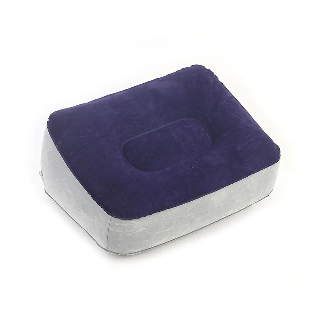 

Portable Inflatable Foot Rest Pillow Cushion PVC Air Travel Office Home Leg Up Footrest Relaxing Feet Tool AUG889