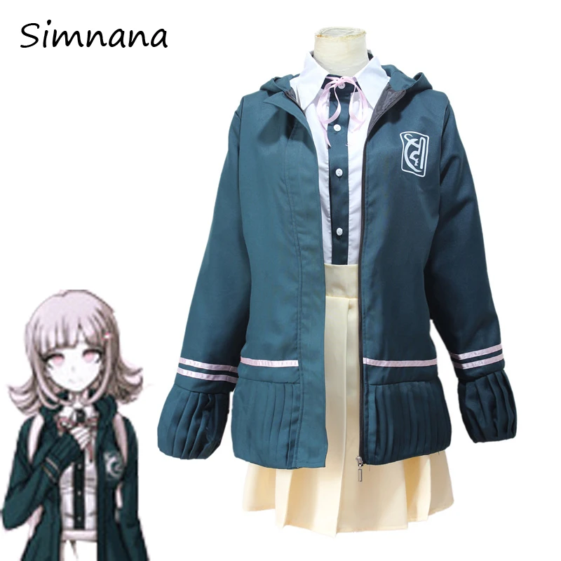 Костюм Nanami ChiaKi Danganronpa 2 школьная форма для девочек Женский костюм моряка японский