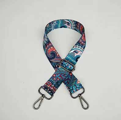 J HJKLNylon красочная женская сумка через плечо с ремешком для Кроссбоди Радужная сумка аксессуары ручка Сумочка Кошелек ремень сумка ремень бандолера - Цвет: J