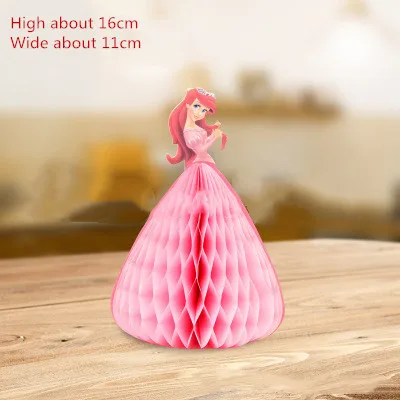 1pcs style1 1 шт 3D стерео соты бумажная резка гравировка день рождения детский подарок сказочная принцесса поздравительная открытка декоративные украшения на вечеринку - Цвет: 1pcs style1