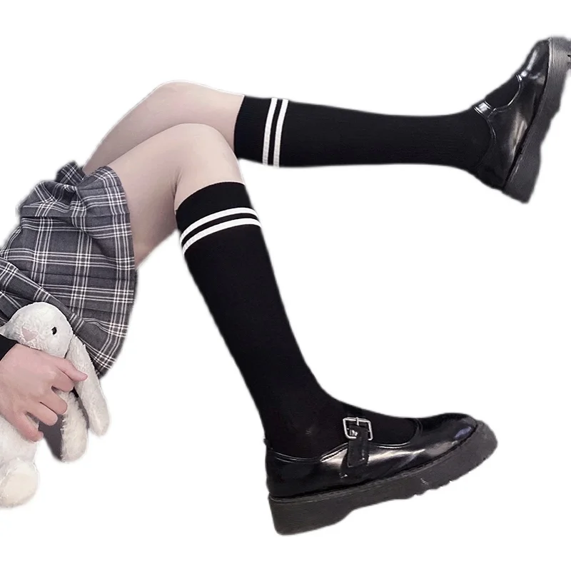 

Sunken Stripe Calf Socks