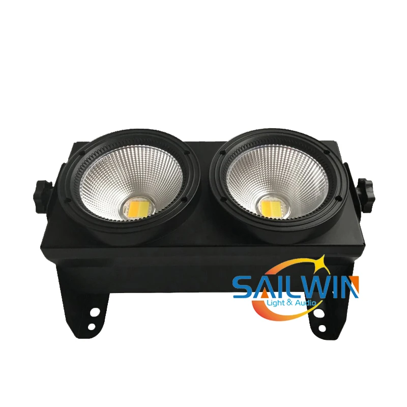 2 глаза 2*100 Вт 200 сценический светодиодный светильник заливающего света COB свет