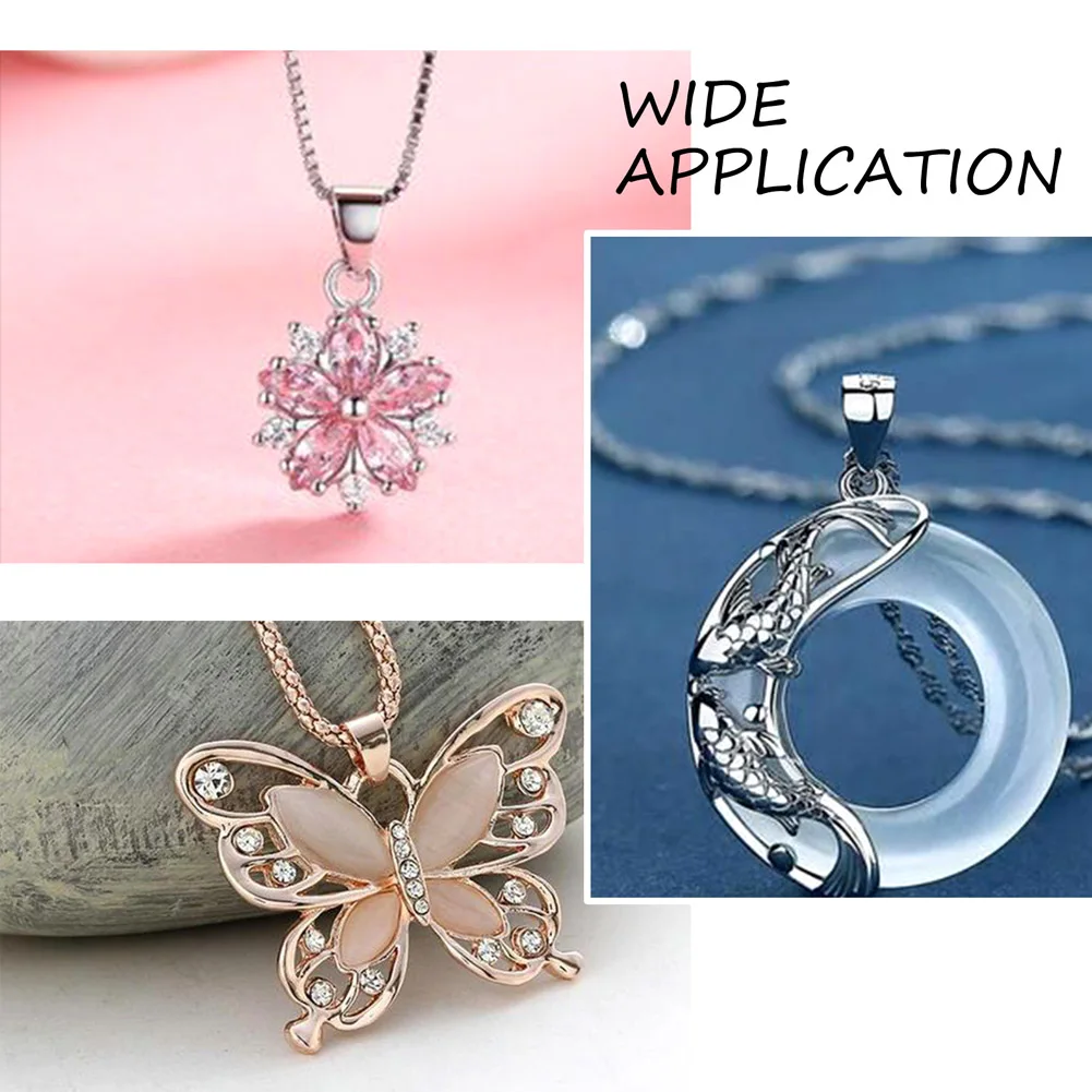 Вакуумное покрытие из нержавеющей стали 304 клип-пинч для самодельных ожерелий