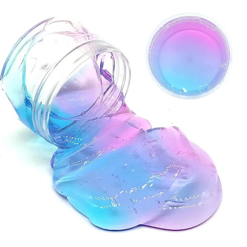

60 мл телефон игрушка разноцветный прозрачный Кристальный слайм эластичная глина снятие стресса детская игрушка Лизун для детей
