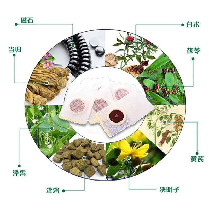 Новое поступление Магнитный Тонкий пластырь для пупка похудения потери веса
