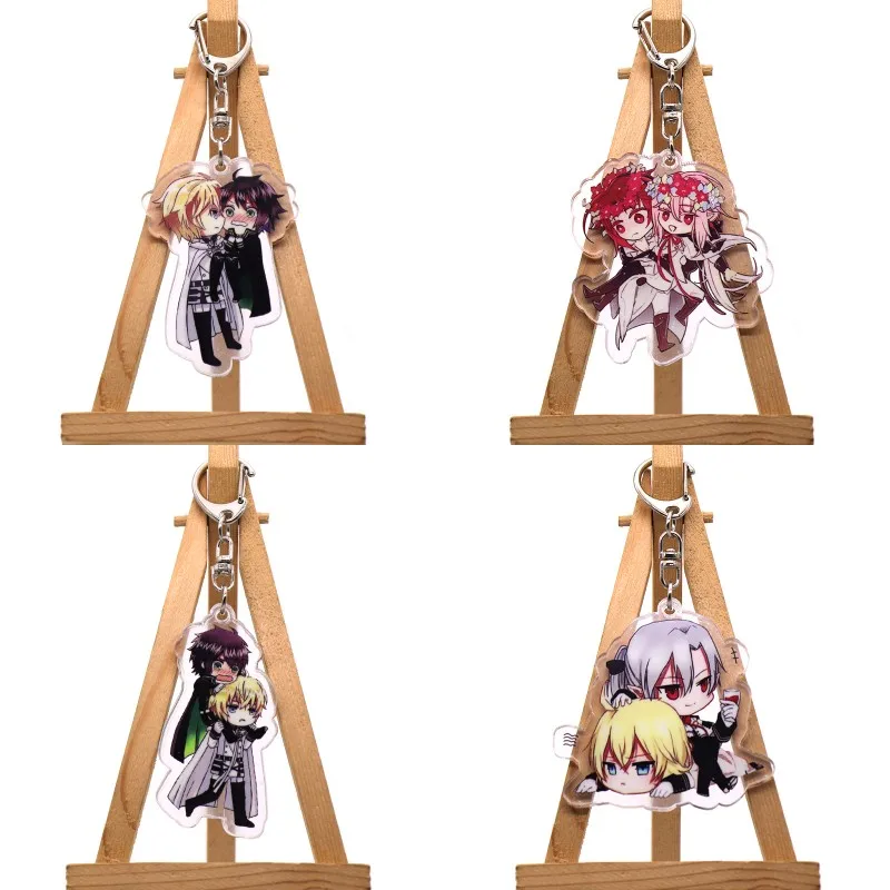 1 шт. креативный аниме мультфильм Серафим из конца подвеска с принтом акриловый