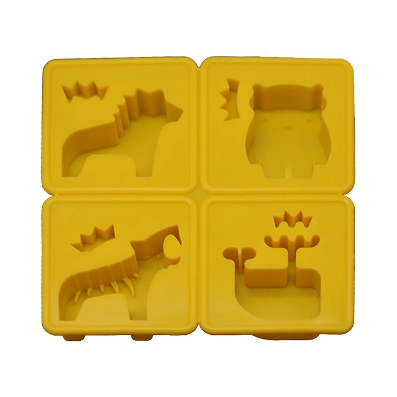 

Aromatherapy Gypsum Four Simple Animal Silicone Molds Whale Bear Roaring Dog Cute Dog Ice Tray Baking