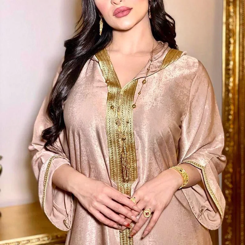 

Arab women's middle east hooded muslim robe women