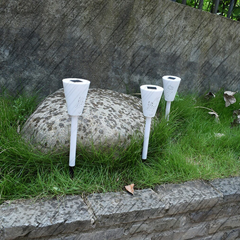 3 шт./компл. полый цветок бабочка дизайн Солнечный газон свет водонепроницаемый