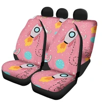 car seat four seasons universal all inclusive summer ice silk breathable cartoon cute seat cover goddess special seat cover