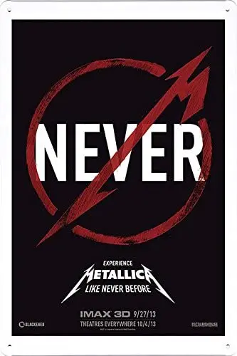 

Metal Plate Movie Theater Decor Tin Sign Poster Wall Art (GAS-MFK1435) by Global Animal Sign 20x30cm