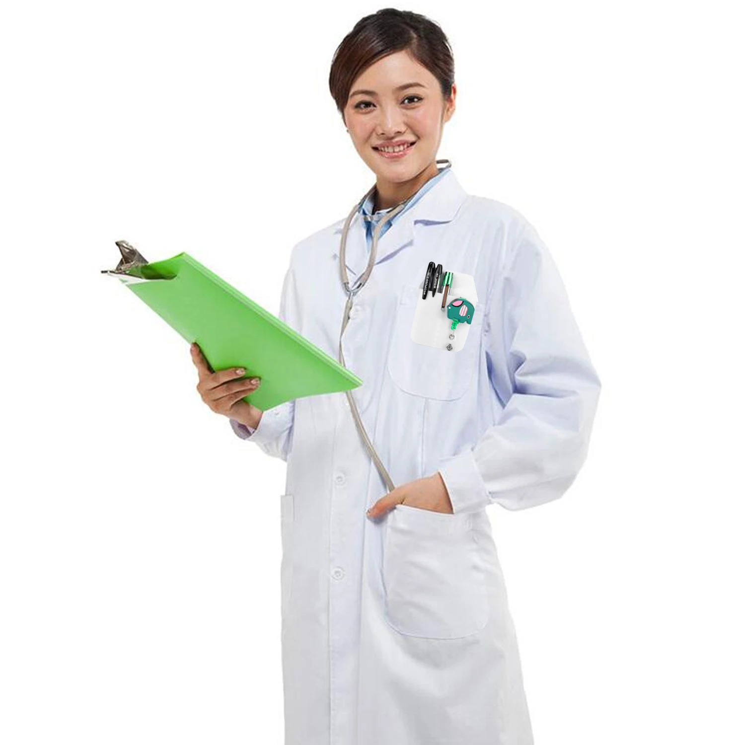 10 шт. прозрачный Карманный защитный чехол для телефона|Стержни ручек| |