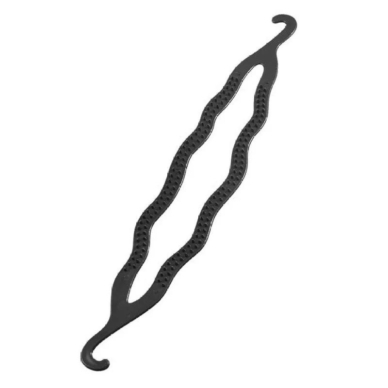 4 x гибкий скрученный контур для волос держатель конского хвоста черный|Заколки