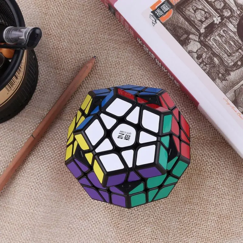 QIYI megaminxeds 12 Сторон Magic Cube stickerless Скорость Профессиональный Кубик Рубика от