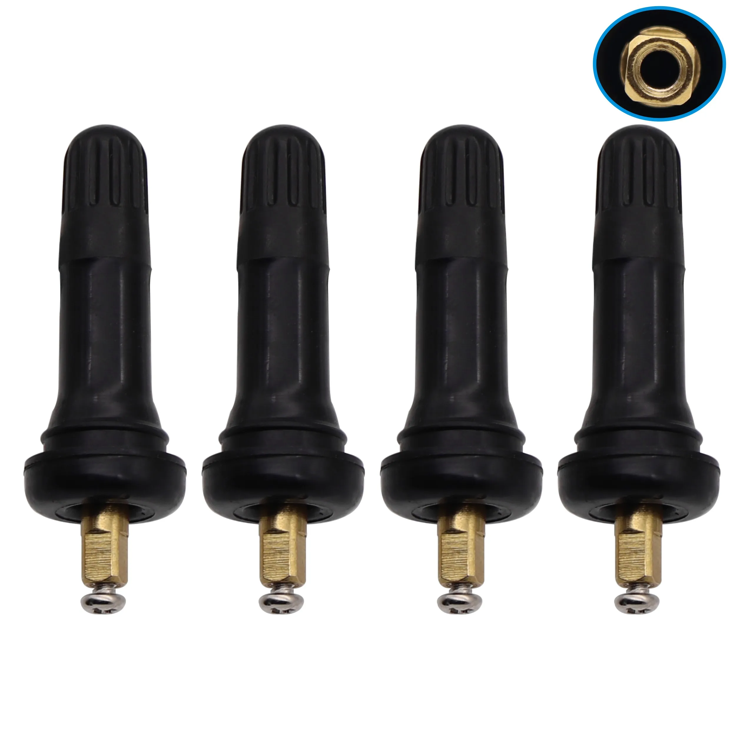 4 шт./компл. TPMS шинные клапаны для ОЗУ бескамерных клапанов шин датчик давления| |