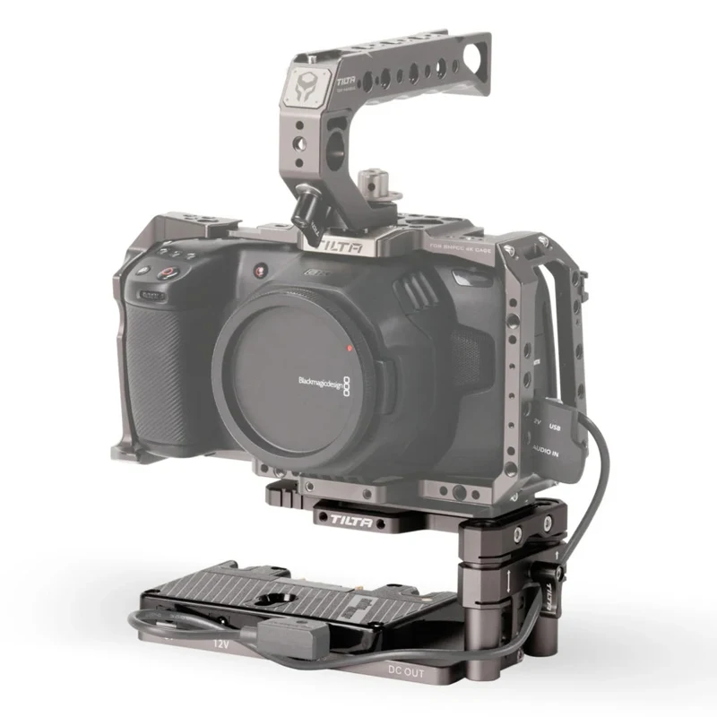 Tilta Gold Mount Battery Base Plate TA BSP2 AB G Anton Bauer для BlackMagic Pocket BMPCC 4K Camera|Аксессуары фотостудии| |