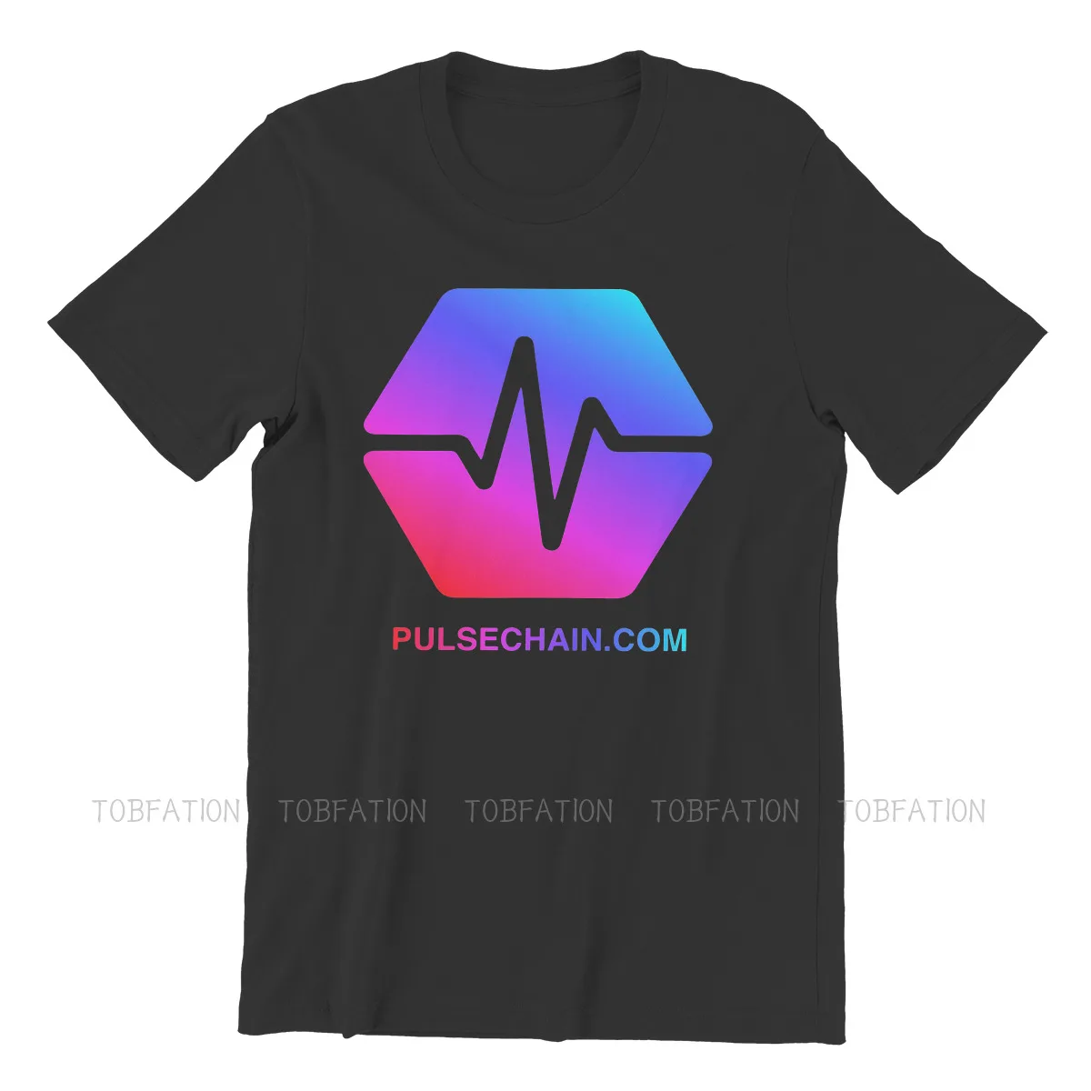 Классическая мужская футболка Logotipo с круглым воротником Блокировка блоков из