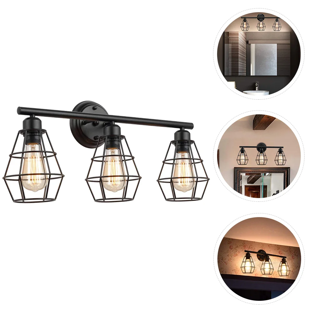 

Настенный светильник в стиле ретро с 3 головками, 1 шт.