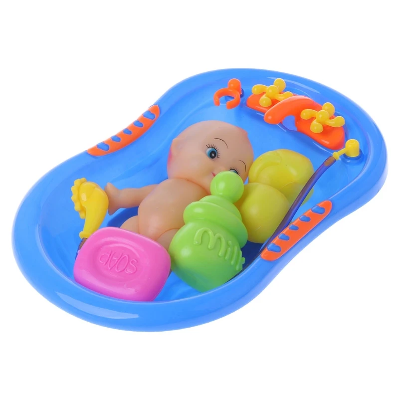 Bathtub With Baby Doll Bath Toy For Child Water Floating Early Educational