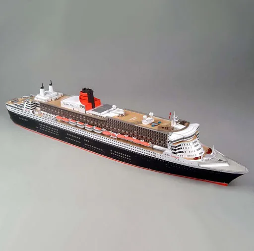 Модель бумаги 1:400 Queen Mary II модель круизного судна ручной работы сделай