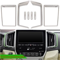 for toyota land cruiser 200 lc200 2016 2018 2019 2020 car interior ir conditioning vent ac outlet decorative frame cover trims
