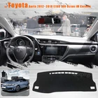Замшевый защитный коврик для приборной панели автомобиля Toyota Auris 2012  2018 E180 180 Scion IM Corolla